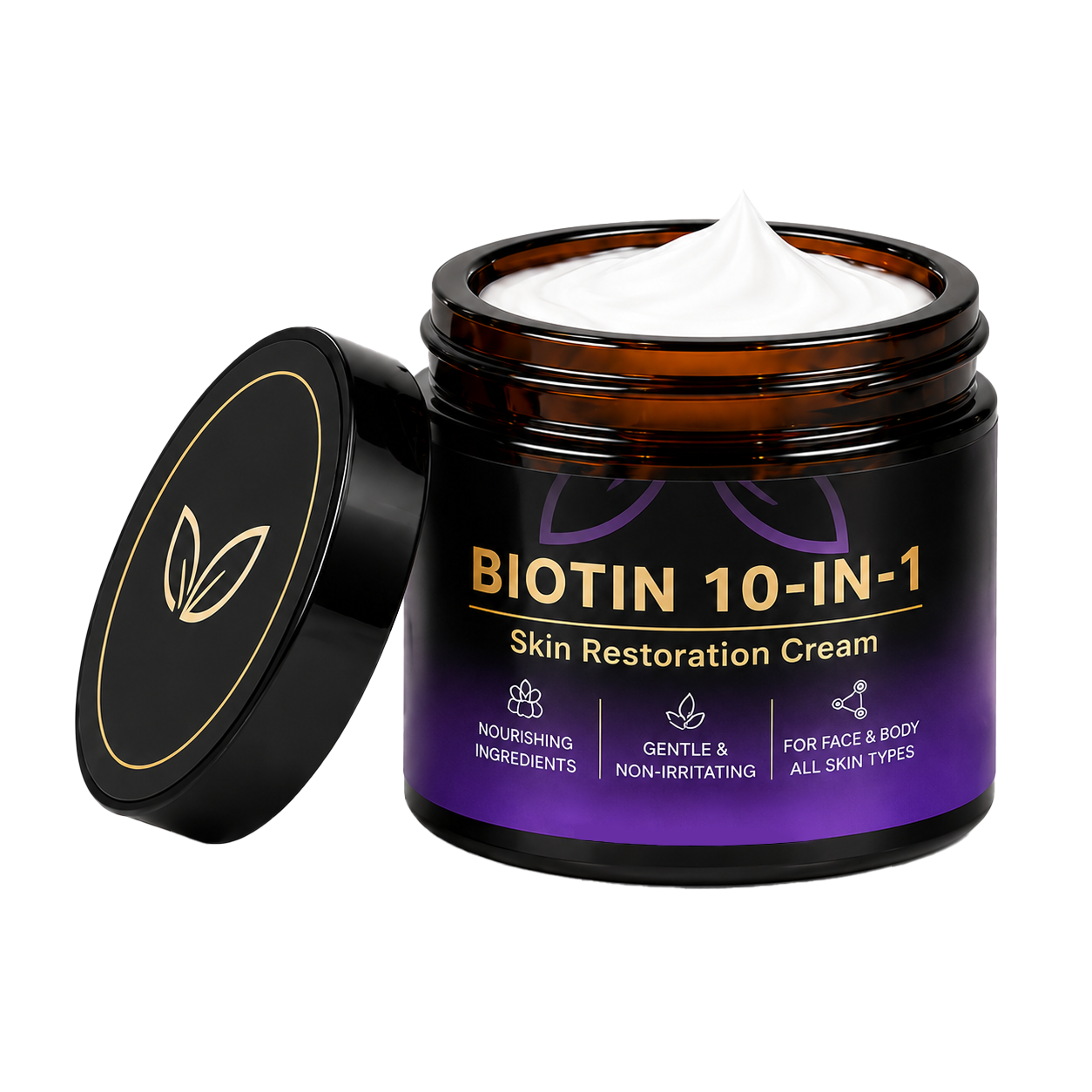 🔥 Rolimey® Advanced Biotin & Peptide Skin Restoration Cream—Tightening for Skin Types 🔥
