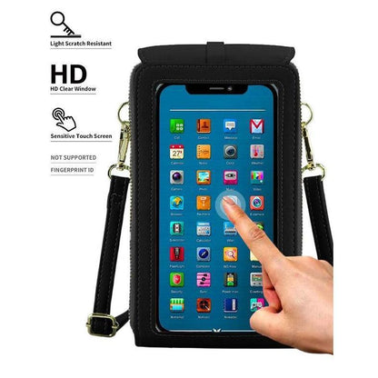 🔥Final 3 Hours: 80% OFF Qylinacosh®2026 Trendy Minimalist Elegant Women's Touchscreen Crossbody Phone Wallet