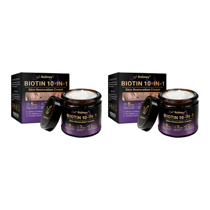 ✨Rolimey®👨‍⚕️ Biotin 10-in-1 Skin Restoration Cream —Tightening for Skin Types 🍀