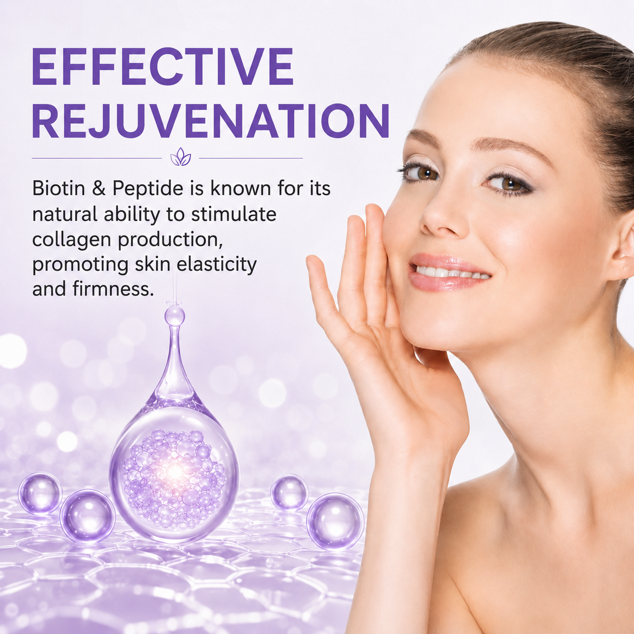 🔥 Rolimey® Advanced Biotin & Peptide Skin Restoration Cream—Tightening for Skin Types 🔥