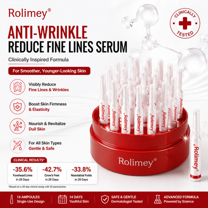 🎁Rolimey® NAD+ Retinal Peptide Anti-Aging Shot Serum | 2026 Advanced Formula for Fine Line Care, Skin Firming, Barrier Repair & Deep Hydration, Suitable for All Skin Types