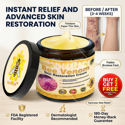 👨‍⚕️👨‍⚕️: Bee Venom · Botox Advanced Skin Rescue — Specifically Formulated for Paper-Thin, Fragile & Easy-Bruising Skin