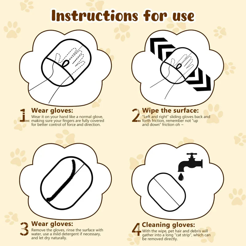 🎁💞LAST DAY 50% OFF -✨Qylinacosh® Pet Hair Removal Gloves
