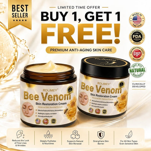 🌟💎 Rolimey® Bee venom Pro Comprehensive Cream —Tightening for Skin Types 🔥